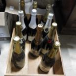 Sparkling wine and champagne, including Moet, Lans