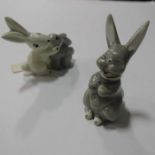 George Wade, Laughing Rabbit figure with closed ey