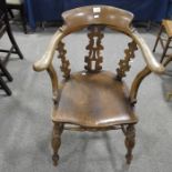 An elm seated regional captains chair