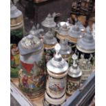 A large collection of Steins