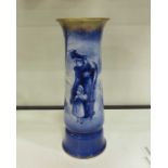 A Royal Doulton Blue Children vase, circa 1895, cy