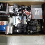 Pentax Asahi KX camera, and camera lenses, filter