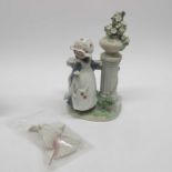 Lladro figure, Glorious Spring, modelled as a girl