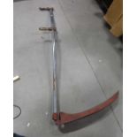 Aluminium and steel scythe