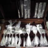 Canteen of Arthur Price silver plate cutlery, Grec