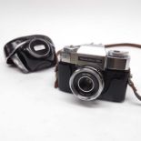 A Carl Zeiss Ikon Contaflex 126 camera with a Tees