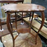 Two Edwardian occasional tables