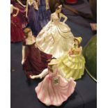 Three Royal Staffordshire Limited Edition figures,
