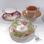 A collection of Spode and other English tea ware