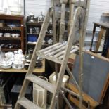 Wooden step ladders