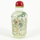 A Chinese glass snuff bottle