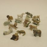 Wade animal figures and sundry items