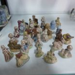 Wade Whimsie miniature Nursery Rhyme figures, (30+