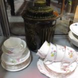 A Queen Anne Old Country Spray part tea set, toget