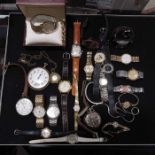 A selection of watches, to include Seiko and a 9ct gold Garrard
