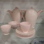 A Wedgwood Blush Rose pattern part coffee service.