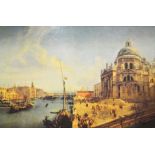 After Canaletto, Venice: the Grand Canal with Sant