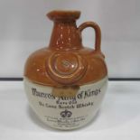 Stoneware Whiskey flagon, Munro's King of Kings