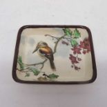 A Royal Doulton Kookaburra dish, a Murano glass pe