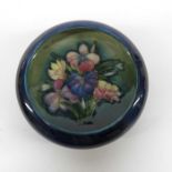 William Moorcroft spring flowers bowl, inverted ci