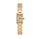 Cartier, an 18ct gold Tank Mini bracelet watch