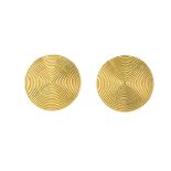 Theo Fennell, a pair of 18ct gold Whip earrings