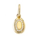 Links of London, an 18ct gold diamond pendant