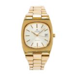 Omega, a gold plated Geneve Automatic bracelet watch