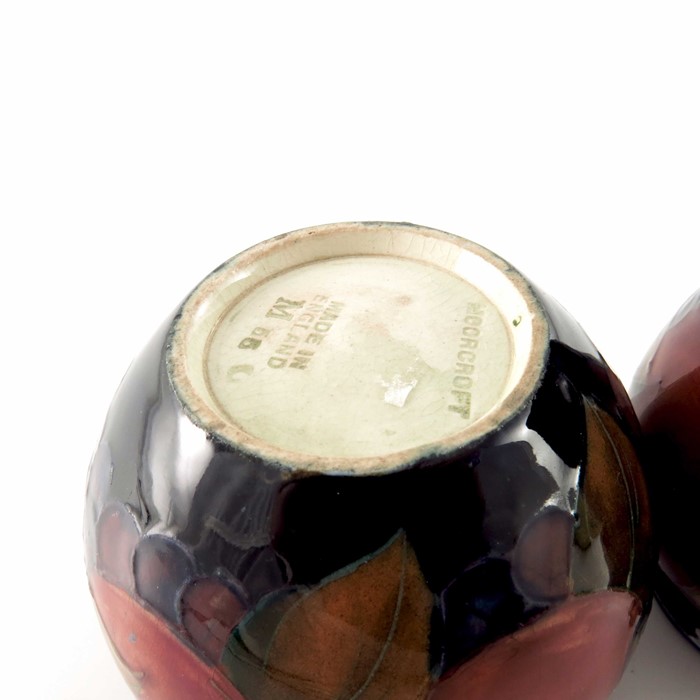 William Moorcroft, two small Pomegranate vases - Image 3 of 4