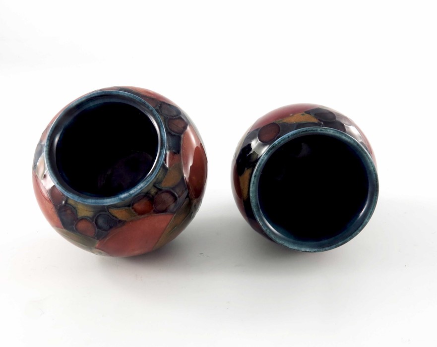William Moorcroft, two small Pomegranate vases - Image 2 of 4