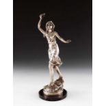 An Elizabeth II cast silver figure, TSH, London circa 1990