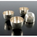 Gorham for the Metropolitan Museum of Art, a set of four American silver facsimile miniature tumbler