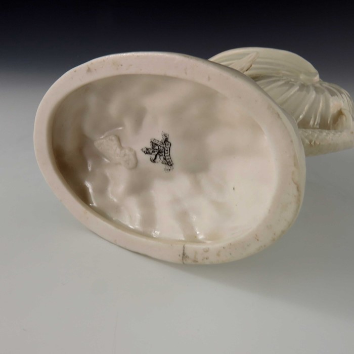 A Belleek first period Flying Fish vase - Image 4 of 5