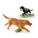 Doris Lindner for Royal Worcester, two figures of dogs