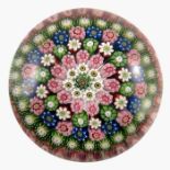 Clichy, concentric millefiori paperweight