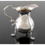 A George II silver jug, London 1750