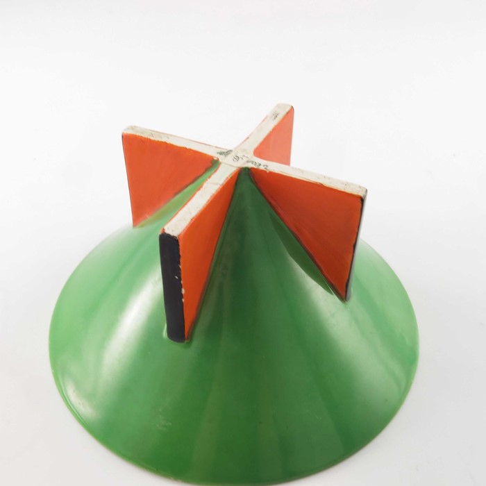 Clarice Cliff for Newport Pottery, an Original Bizarre Conical bowl - Image 4 of 5