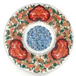 A large Japanese Imari charger, Meiji