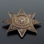 Ancient Order of Foresters, a Victorian silver sash badge, Hilliard and Thomason, Birmingham 1858
