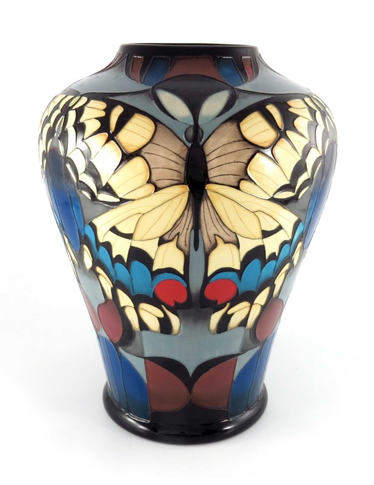 Vicky Lovatt for Moorcroft, a large Swallowtail vase