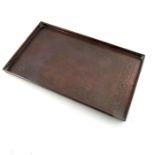 W H Mawson for Keswick School of Industrial Arts, an Arts and Crafts copper tray