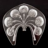 Rene Lalique, a Pissenlit glass lamp stopper