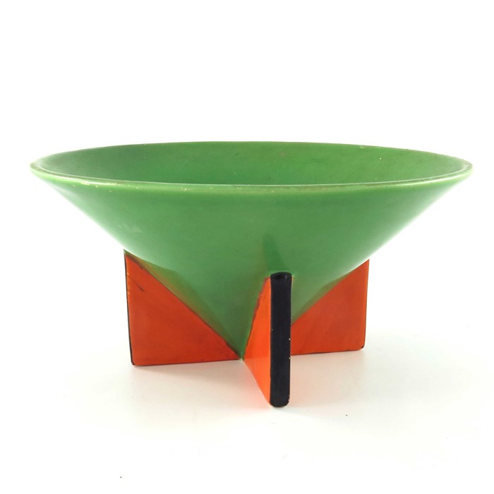 Clarice Cliff for Newport Pottery, an Original Bizarre Conical bowl - Image 2 of 5