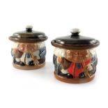 Harry Simeon for Doulton Lambeth, two stoneware Toby jars