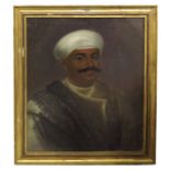 Anglo Indian School (19th century), Portrait of a Maharaja, possibly by Benjamin Hudson