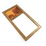 A Rowley Gallery Arts and Crafts specimen marquetry mirror