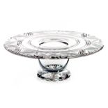 Ludwig Kny and Geoffrey Stuart for Stuart and Sons, an Art Deco cut glass posy bowl
