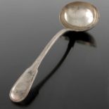 A George IV silver soup ladle, Thomas Wilkes Barker, London 1825