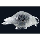 Rene Lalique, a Pigeon Verviers glass decoration