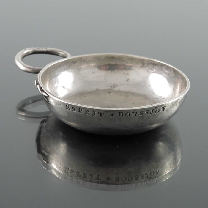 An 18th century French Provincial silver wine taster, Jean Roffay, Angers 1783 - Image 4 of 5